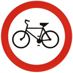 Zakaz wjazdu rowerów